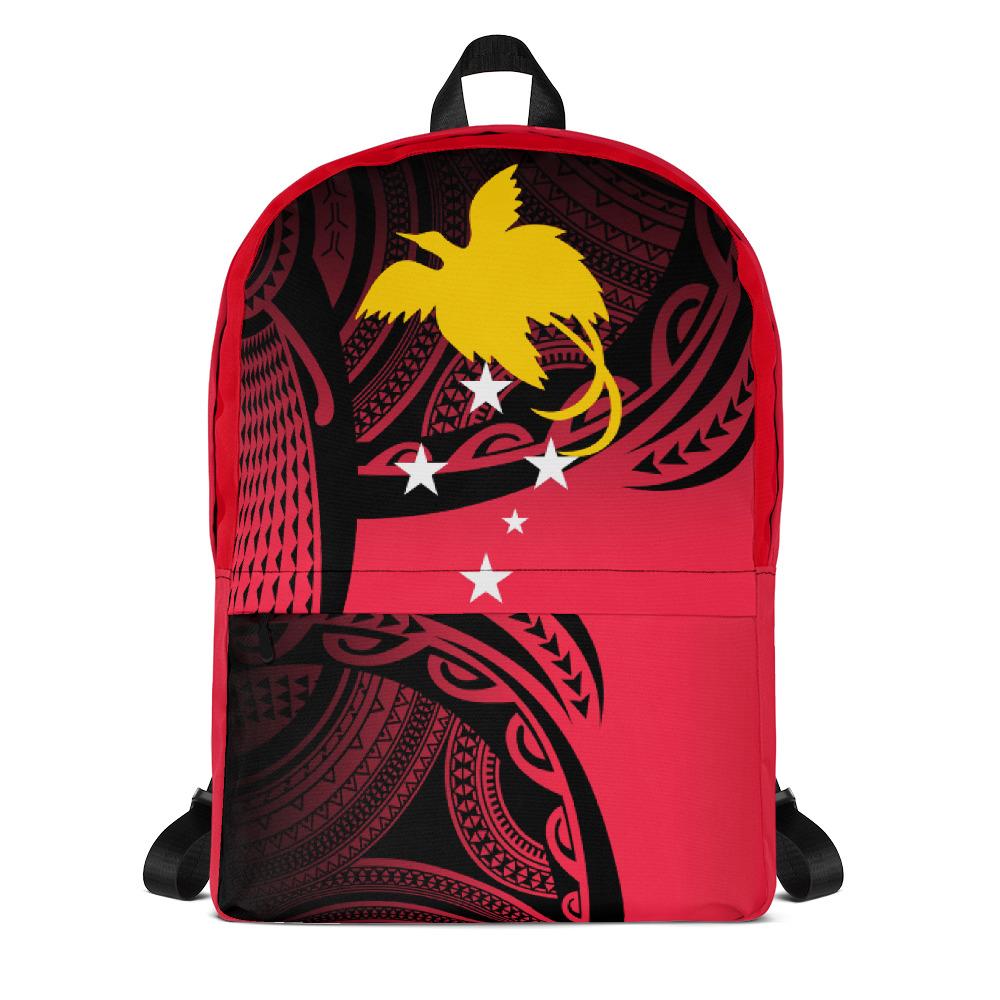Papua New Guinea Polynesian Backpack - Tattoo Pattern Red - Polynesian Pride