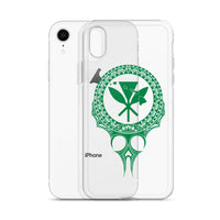 Kanaka Maoli Iphone Case The Eyes Green AH - Polynesian Pride