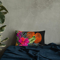 Papua New Guinea Polynesian Basic Pillow - Tropical Bouquet - Polynesian Pride