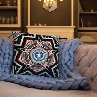 Northern Mariana Islands Pillow - Mandala Star Patterns - Polynesian Pride