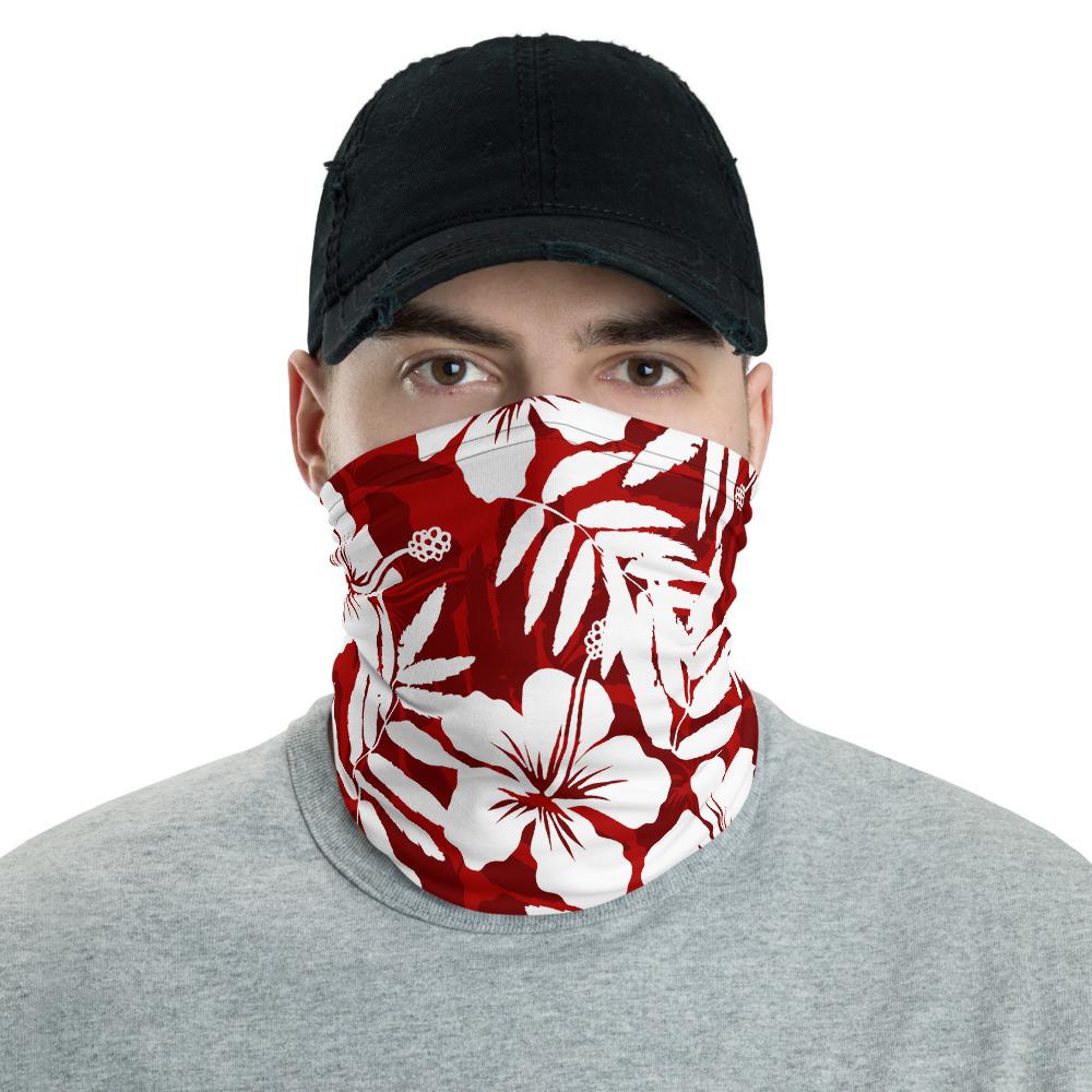 Traditional Hibiscus Unisex Neck Gaiter One Size Art - Polynesian Pride