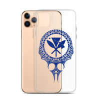 Kanaka Maoli Iphone Case The Eyes Blue AH iPhone 11 Pro Max Phone Case Blue - Polynesian Pride