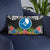 Yap State Pillow - Coat Of Arms With Tropical Flowers - Polynesian Pride