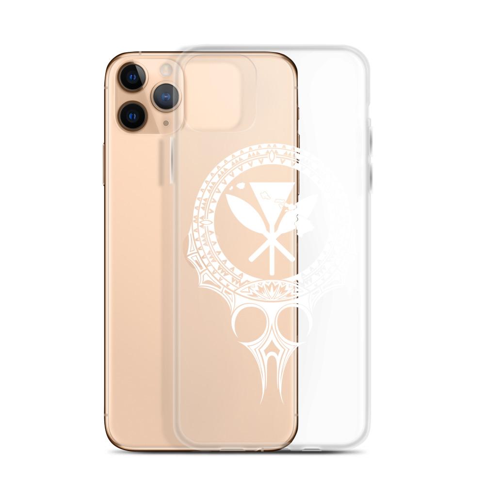 Kanaka Maoli Iphone Case The Eyes White AH iPhone 11 Pro Max Phone Case White - Polynesian Pride