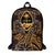 Guam Polynesian Backpack - Gold Hibiscus Coat Of Arms Yellow - Polynesian Pride