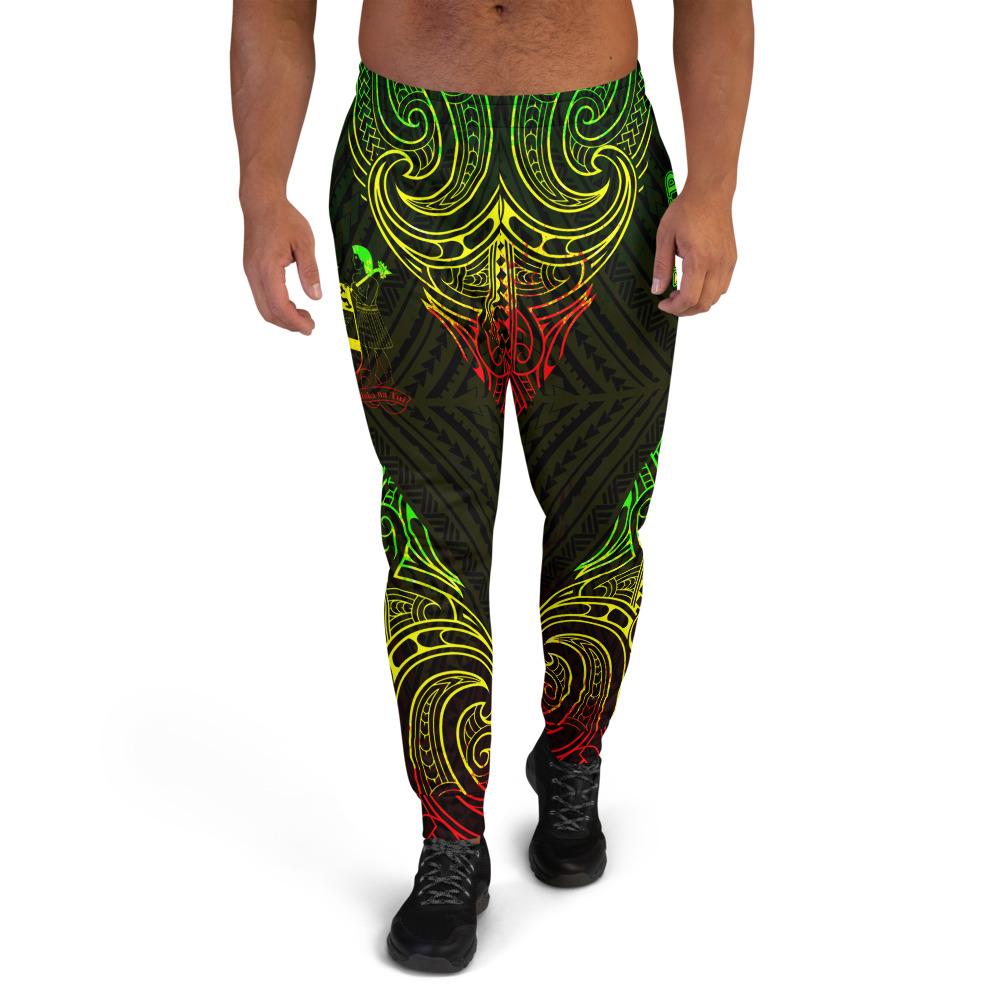 Fiji Custom Sweatpant - Polynesian Patterns Reggae Color Unisex Reggae - Polynesian Pride