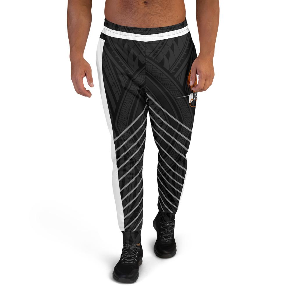 Papua New Guinea Sweatpant - Line Style Polynesian Patterns Unisex Black - Polynesian Pride
