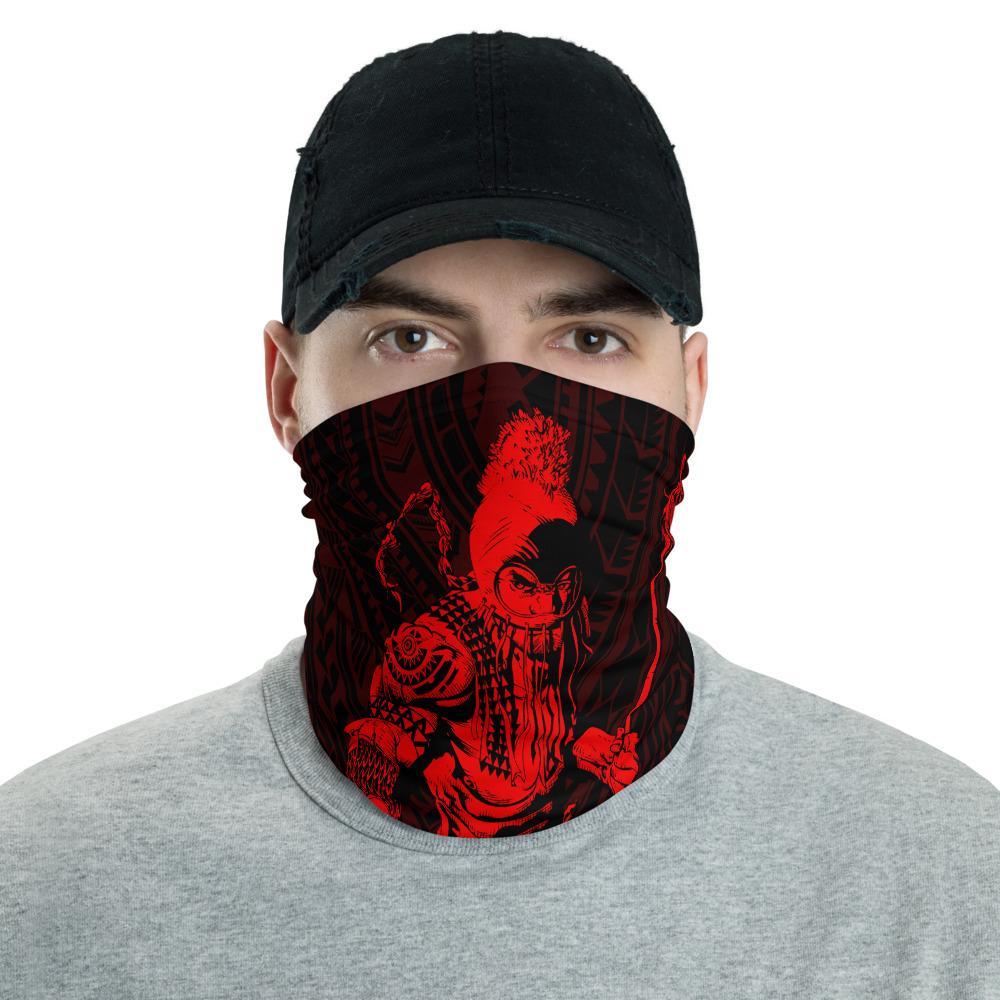 Hawaii Bandana Polynesian Warrior Ikaika Neck Gaiter - Red 1psc - Polynesian Pride