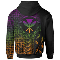 Hawaii Hoodie Kanaka Maoli Rocket Style - Polynesian Pride