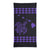 Hawaii Bandana Kakau Polynesian Turtle Map Neck Gaiter - Purple - Polynesian Pride