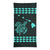 Hawaii Bandana Kakau Polynesian Turtle Map Neck Gaiter - Turquoise - Polynesian Pride