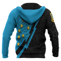 Tuvalu Custom Hoodie Lighting Version - Polynesian Pride