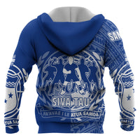 Samoa Zip up Hoodie Siva Tau Dance - Polynesian Pride