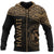 Polynesian Hawaii Zip up Hoodie Yellow Curve Unisex Yellow - Polynesian Pride