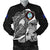 Guam Men's Bomber Jacket Shark Coat Of Arms Black Style LT6 Black - Polynesian Pride