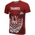 Tahiti Polynesian T Shirt Tahiti Flag Coconut Tree A02 Unisex Red - Polynesian Pride