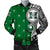 (Personalized) Hawaii Bomber Jacket - Molokai High Tribal Kakau Bomber Jacket AH Green Unisex - Polynesian Pride