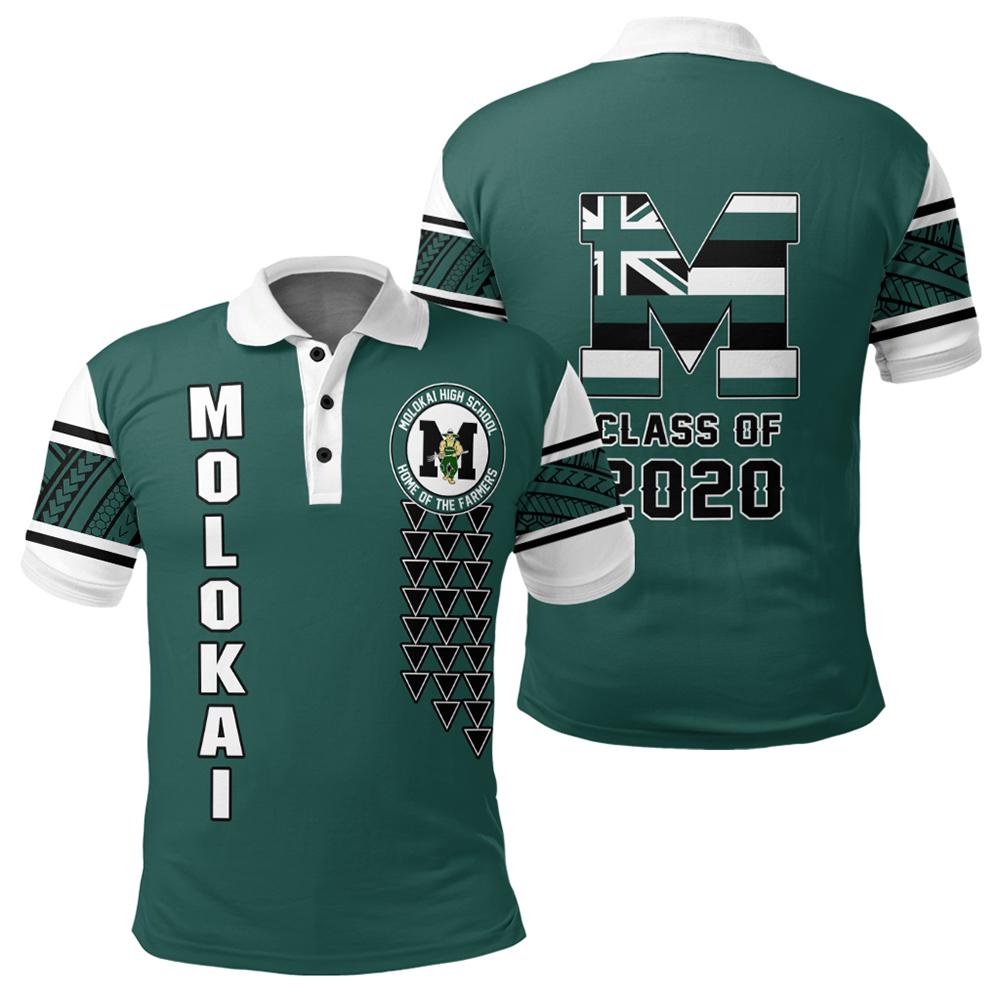personalized-hawaii-molokai-high-custom-your-class-polo-shirt-ah