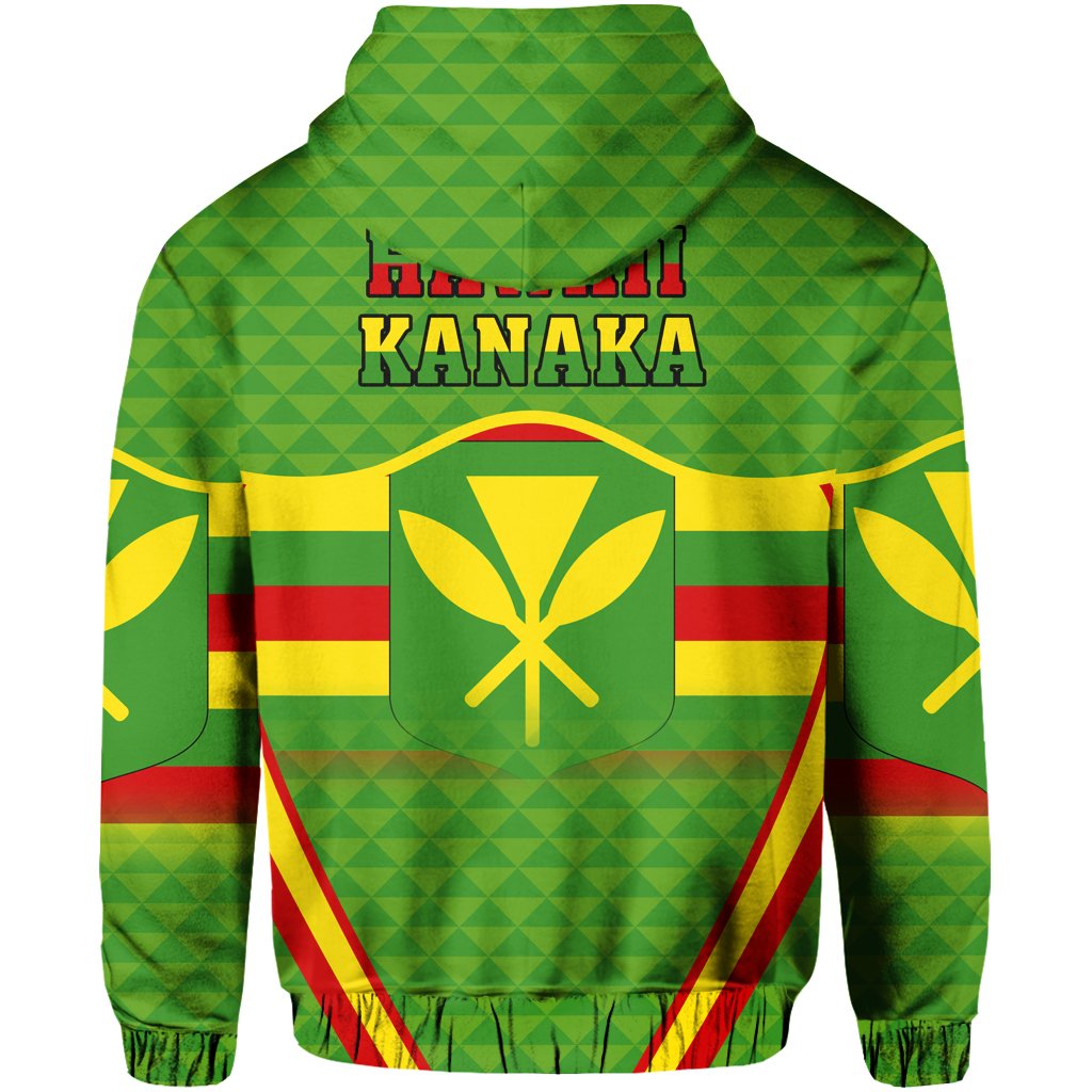 Kakau Kanaka Maoli Hawaii Zip Hoodie Line Sport - Polynesian Pride