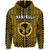 Hawaii Nanakuli School Zip Hoodie Golden Hawks Simple Style LT8 - Polynesian Pride