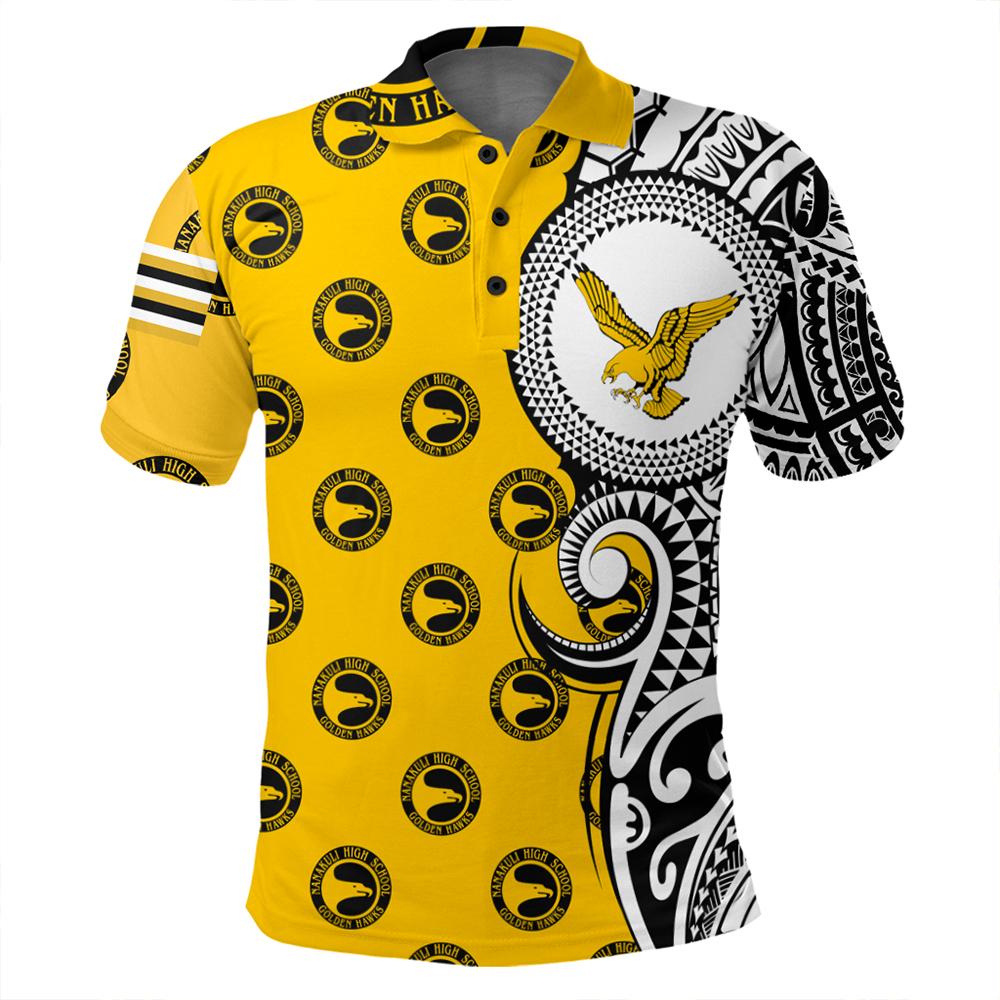 Custom Hawaii Polo Shirt Nanakuli High Tribal Kakau Polo Shirt - Polynesian Pride