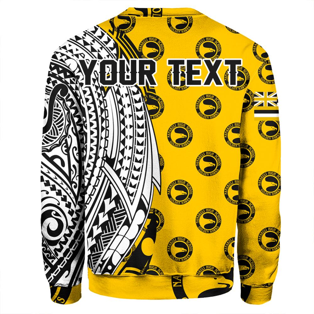 (Personalized) Hawaii - Nanakuli High Tribal Kakau Sweatshirt - AH - Polynesian Pride