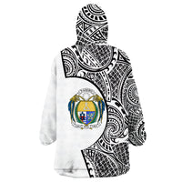 Nauru Hook Tattoo Wearable Blanket Hoodie LT9 - Polynesian Pride