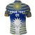 Custom Nauru Polynesian Flag Polo Shirt Creative Style Blue NO.1, Custom Text and Number LT8 - Polynesian Pride