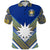 Custom Nauru Polynesian Flag Polo Shirt Creative Style Blue NO.1, Custom Text and Number LT8 - Polynesian Pride
