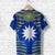 Custom Nauru Polynesian Flag T Shirt Creative Style Blue LT8 - Polynesian Pride