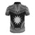 Nauru Polo Shirt Nauru Flag Polynesian Chief Tattoo Black Version - Polynesian Pride
