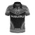 Nauru Polo Shirt Nauru Flag Polynesian Chief Tattoo Black Version Unisex Black - Polynesian Pride