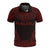 Nauru Polo Shirt Coat Of Arms Polynesian Chief Tattoo Red Version Unisex Red - Polynesian Pride