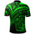 Nauru Polo Shirt Green Color Cross Style - Polynesian Pride