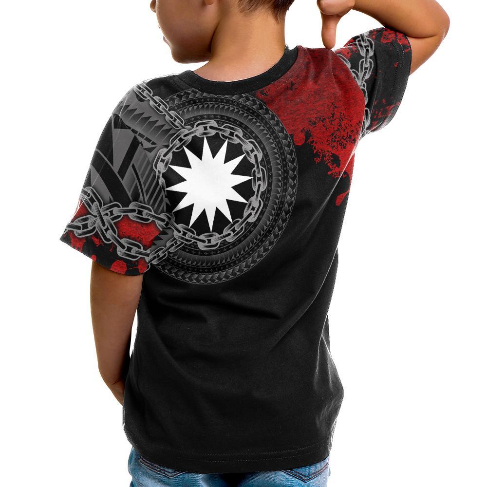 Nauru Polynesian Custom T shirt Polynesian Chain Style - Polynesian Pride