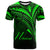 Nauru T Shirt Green Color Cross Style Unisex Black - Polynesian Pride