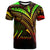 Nauru T Shirt Reggae Color Cross Style Unisex Black - Polynesian Pride