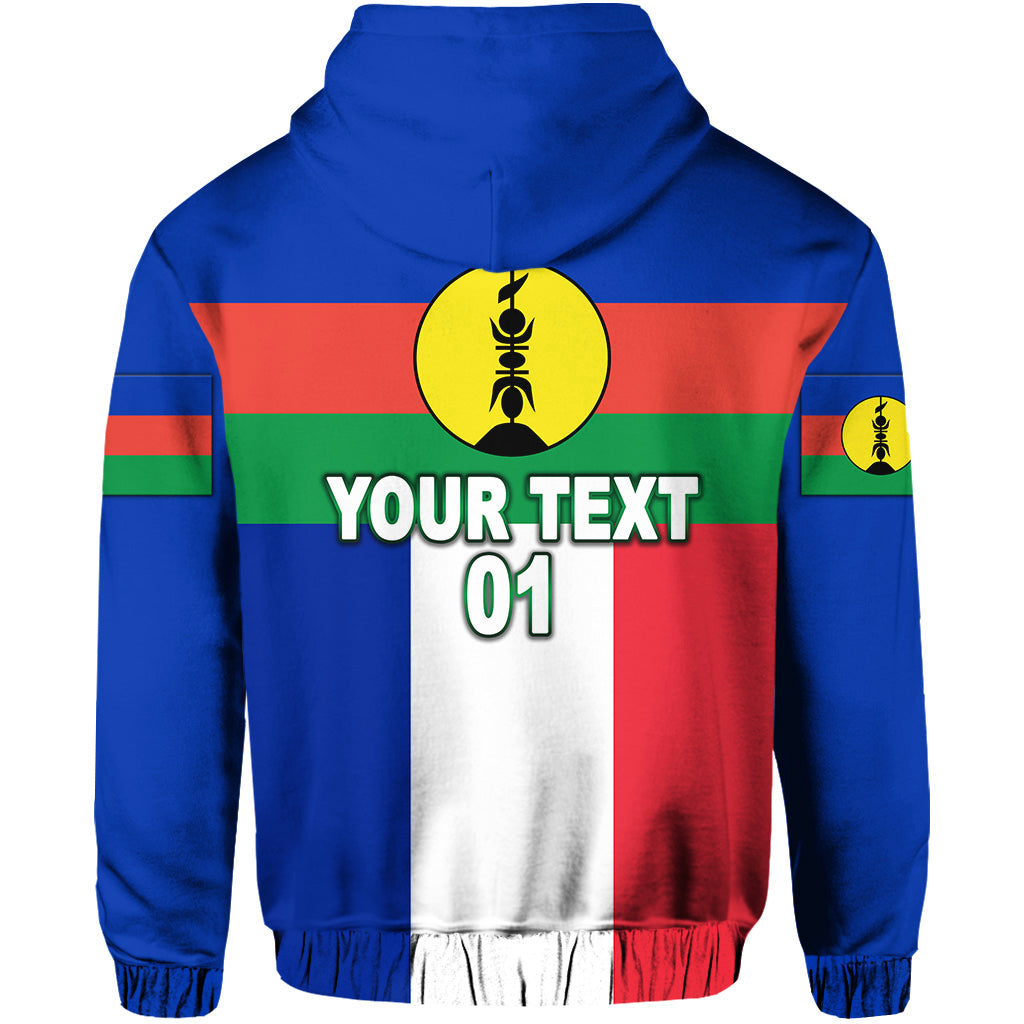 Custom New Caledonia Hoodie Flag Vibes LT8 - Polynesian Pride