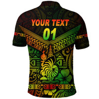 Custom New Caledonia Polo Shirt Simple Style Reggae LT8 - Polynesian Pride