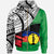 New Caledonia Custom Zip Hoodie New Caledonia Flag Style With Claw Pattern Unisex Green - Polynesian Pride