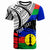 New Caledonia Custom T Shirt New Caledonia Flag Style With Claw Pattern Unisex White - Polynesian Pride