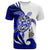 New Caledonia Custom T Shirt Mega Turtle Unisex Blue - Polynesian Pride