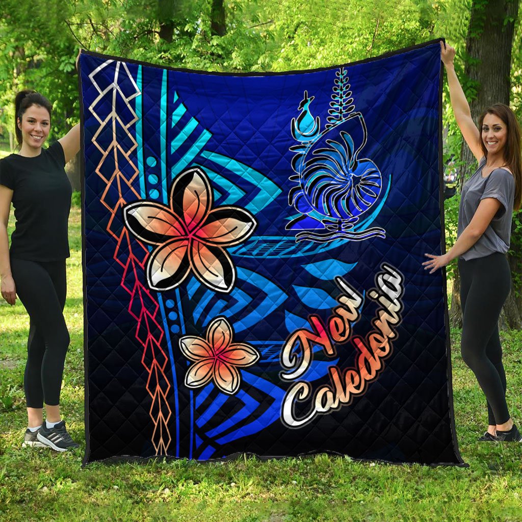New Caledonia Premium Quilt - Vintage Tribal Mountain - Polynesian Pride