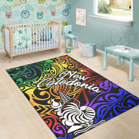 New Caledonia Area Rug - Rainbow Polynesian Pattern - Polynesian Pride
