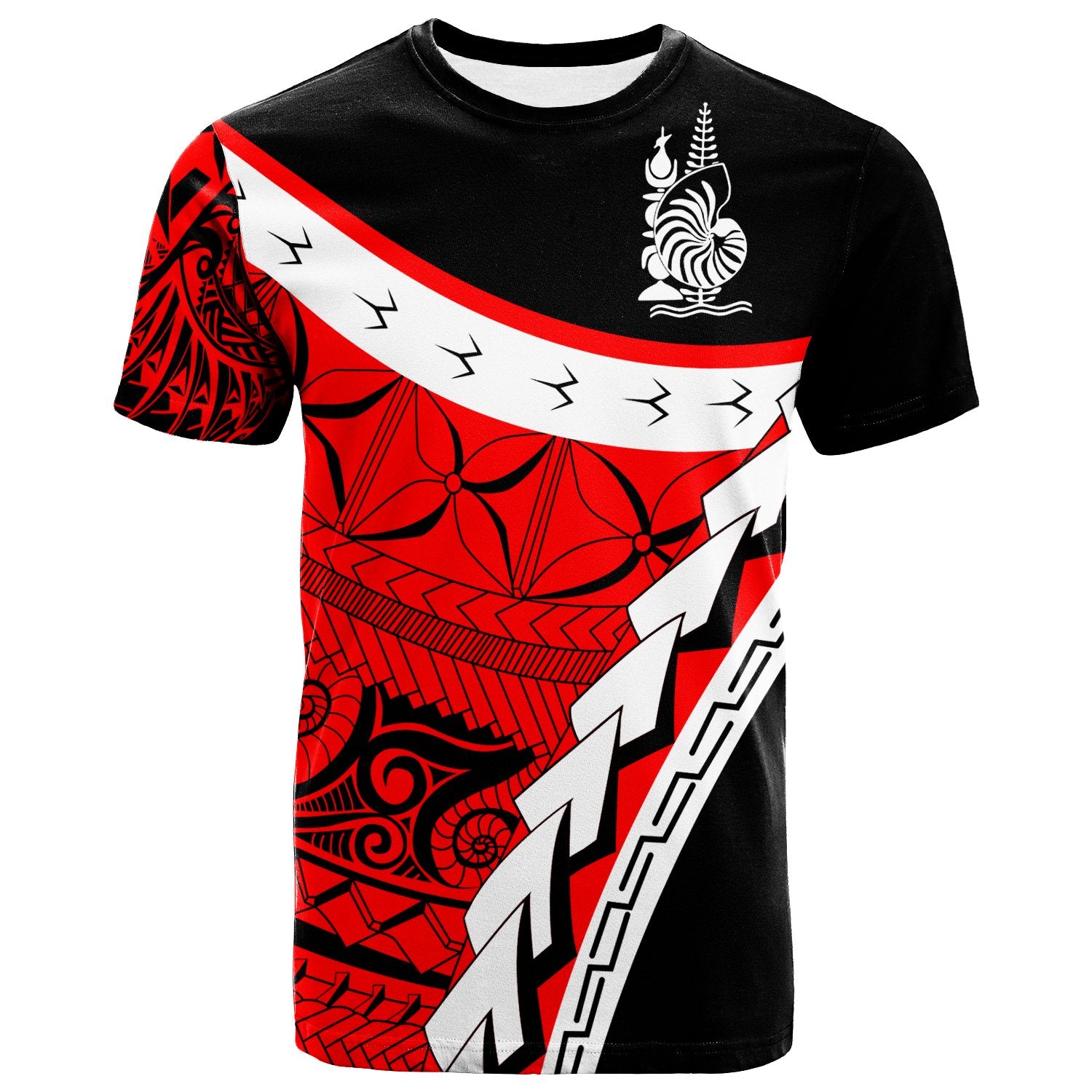 New Caledonia Custom T Shirt Proud Of New Caledonia Unisex Red - Polynesian Pride