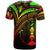 New Caledonia T Shirt Reggae Color Cross Style - Polynesian Pride