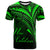 New Caledonia T Shirt Green Color Cross Style Unisex Black - Polynesian Pride