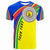 New Caledonia Custom T Shirt Handicraft Pattern With Flag Color I Love Unisex Flag color - Polynesian Pride