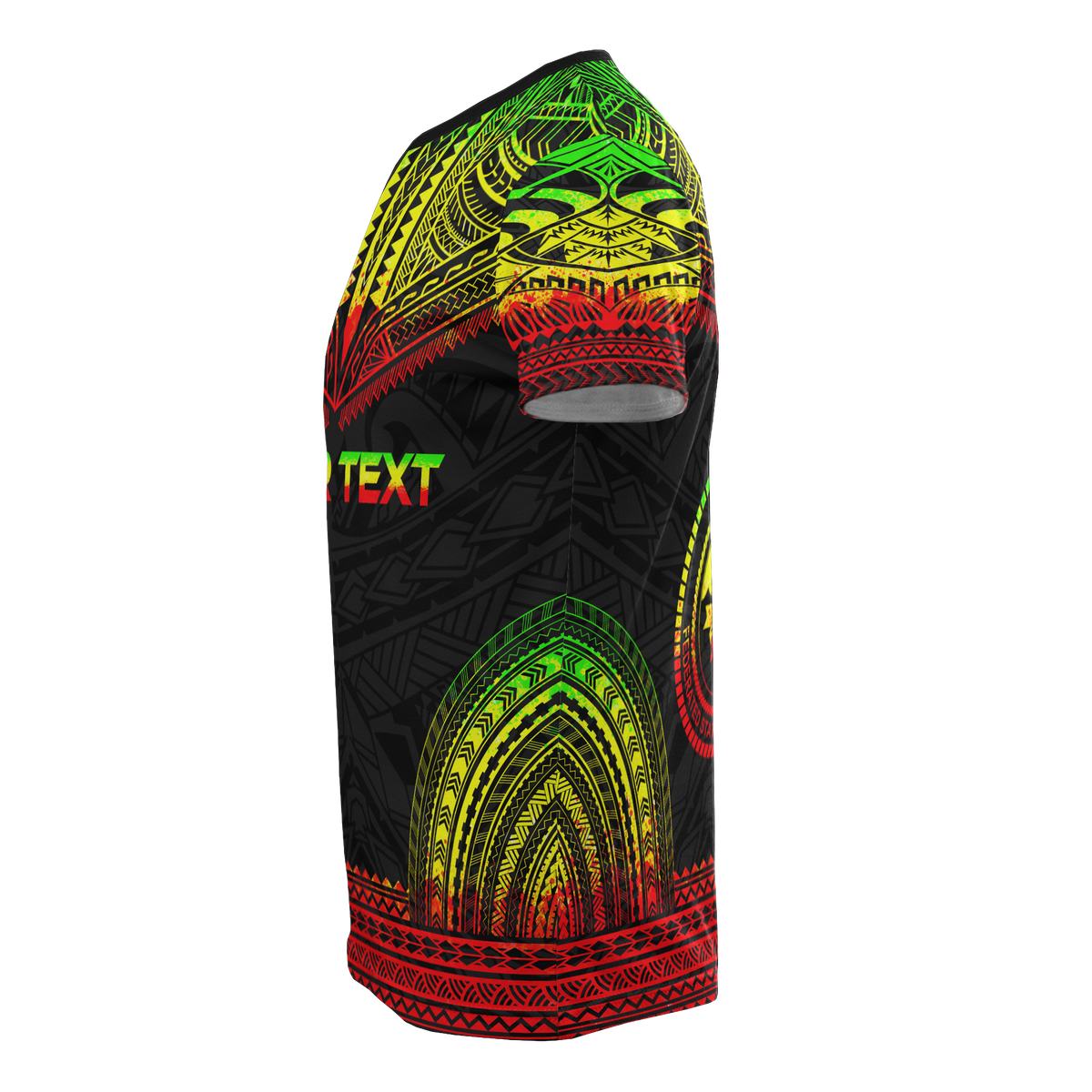 Chuuk All Over Custom T Shirt Chuuk Flag Polynesian Tattoo Reggae - Polynesian Pride