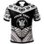 Niue Custom Polo Shirt Tribal Pattern Cool Style White Color Unisex Black - Polynesian Pride